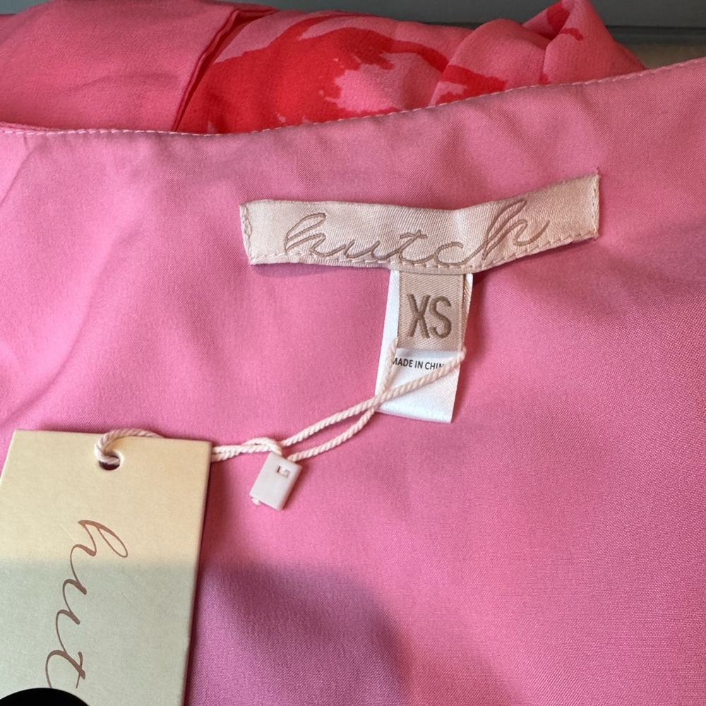 Hutch Beck Chiffon Floral Wrap Maxi Dress NWT Size XS - Picture 10 of 16